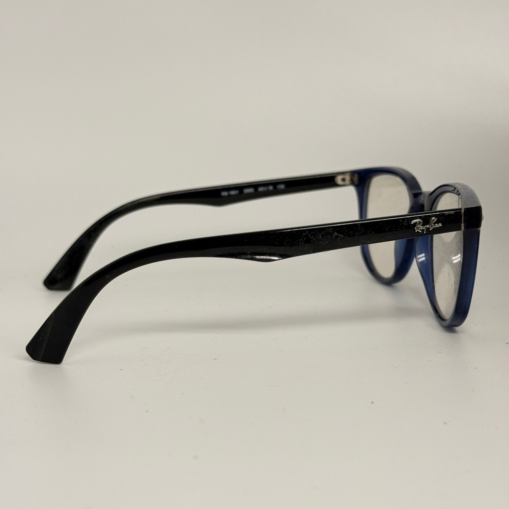 Ray-Ban RB 1601 3865 Blue Black Square Eyeglasses Frames 48-18-130 Kids Boy - Picture 4 of 7